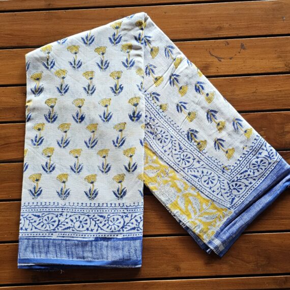 Dandelion- Bagru Handblock Print