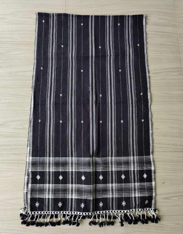 Nakshatra | Bhujodi Kala Cotton Stole