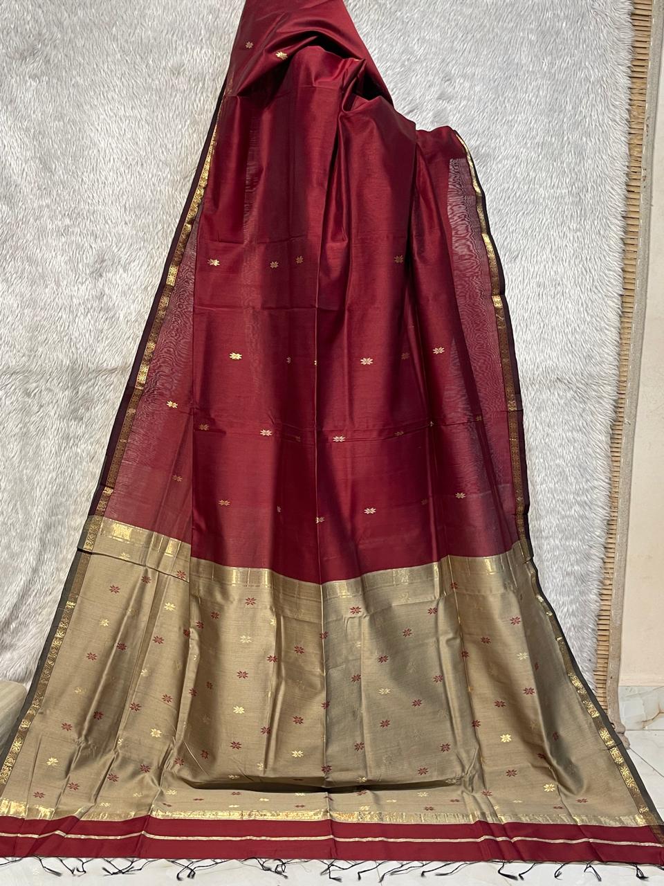 Spandana | Maheshwari Cotton Silk - Image 2