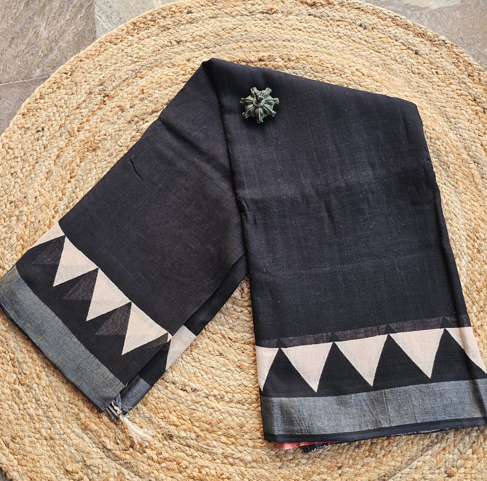 Tamaal | Bagru Handblock Print Saree