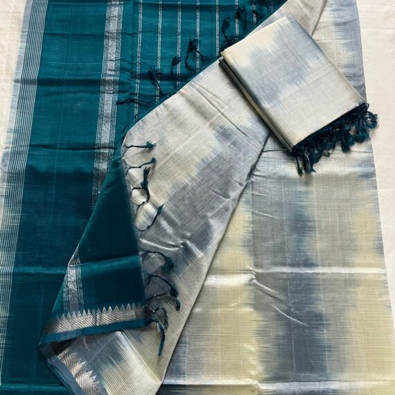 Aabha | Handloom Mangalagiri Cotton Silk Saree