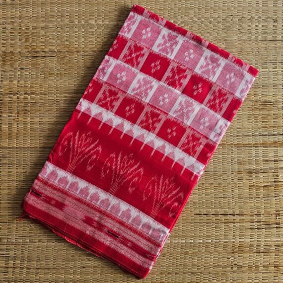 Sambalpuri Ikat | Red n White