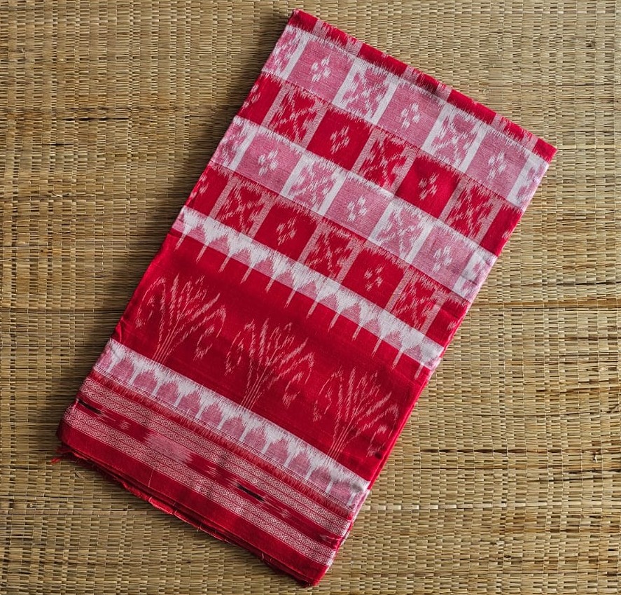 Sambalpuri Ikat | Red n White